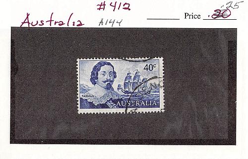 Australia 412 Used 1966 (SC0_098)
