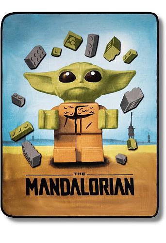 Star Wars The Child Mandalorian Bedding Super Soft Micro Throw. 46” X 60”