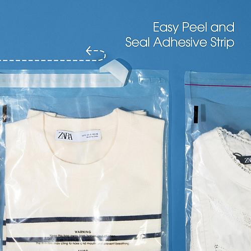 Spartan Industrial - 6" X 9" 1000 Count Self Seal Clear Poly Bags with Suffoc...