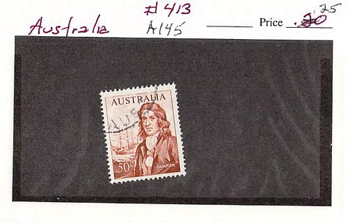 Australia 413 Used Dempier 1966 (SC0_437)