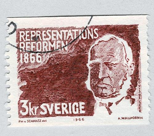 Sweden Man red 3 Used (BP89308)