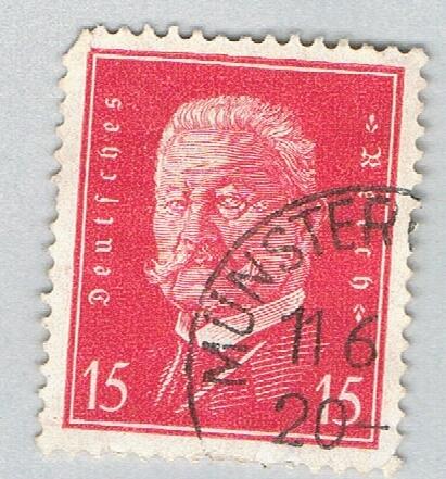 Germany 374 Used von Hindenburg 2 1928 (BP58722)