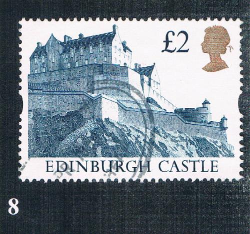 Great Britain 1447 Used Edinburgh Castle CV 1.10 (BP28)