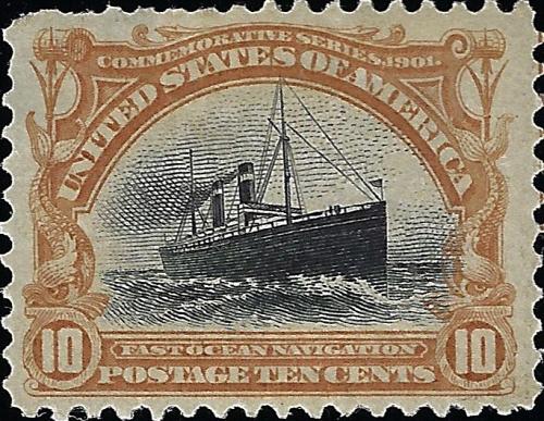 US Scott #299 MH VF 10 Cent 1901 Pan American Exposition Stamp CV 110.00