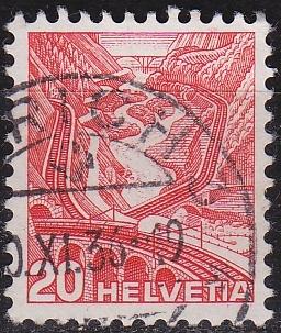 SCHWEIZ SWITZERLAND [1936] MiNr 0301 yI ( O/used ) [02] Landschaft