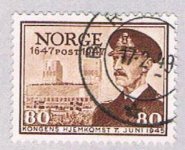 Norway 289 Used King Haakan 1947 (BP34026)