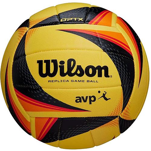 Wilson AVP OPTX Replica Volleyball - Official Size Yellow/Black/Red