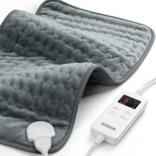 Heating Pad for Back Pain Relief ZUODUN Electric Heating Pads for Cramps with...