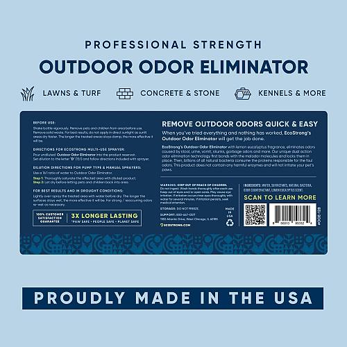 Eco Strong Outdoor Odor Eliminator Outside Dog Urine Enzyme Cleaner Powerful ...