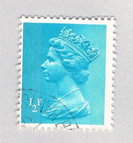 Great Britain Used QEII cyan .5p (BP72412)