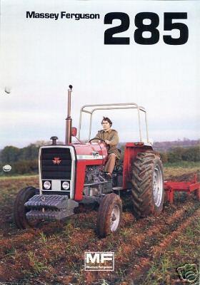 MASSEY FERGUSON MF 285 MANUALs 100pgs w/ MF285 Tractor Operations Service Repair