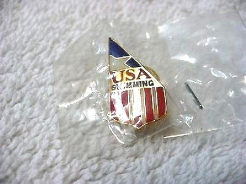 Olympic Pin USA Swimming Team Pin, Badge.