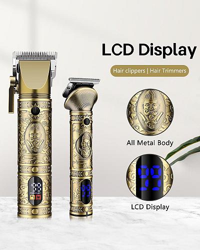 AMULISS Professional Hair Clippers for Men - Cordless Hair Clippers and Trimm...