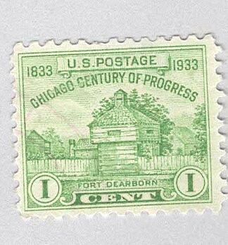 United States 728 Fort Dearborn Used 1 (BP95634)