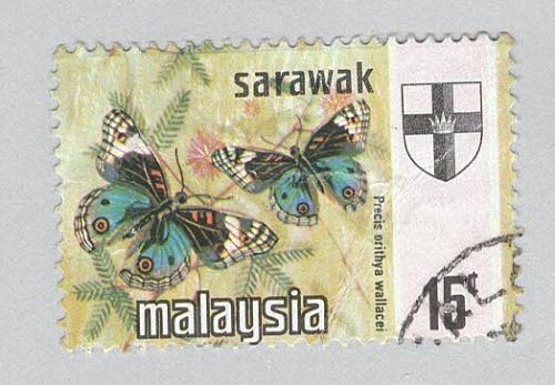 Malaysia Sarawak 240 Butterflies Used 3 (BP97008)