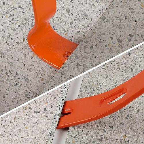 NOEAIKE 4-Pack Flat Pry Bar Set 5.5"/7.5"/9.5"/15" Crowbar with Nail PullerUt...