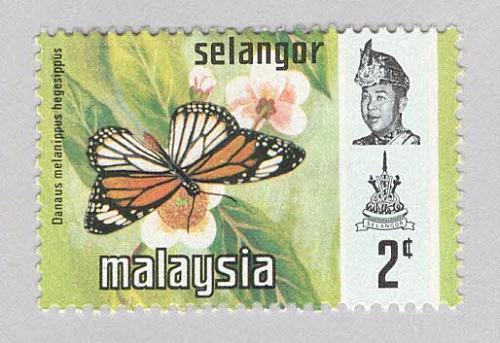 Malaysia Selangor 129 Butterfly MNH (BP96512)