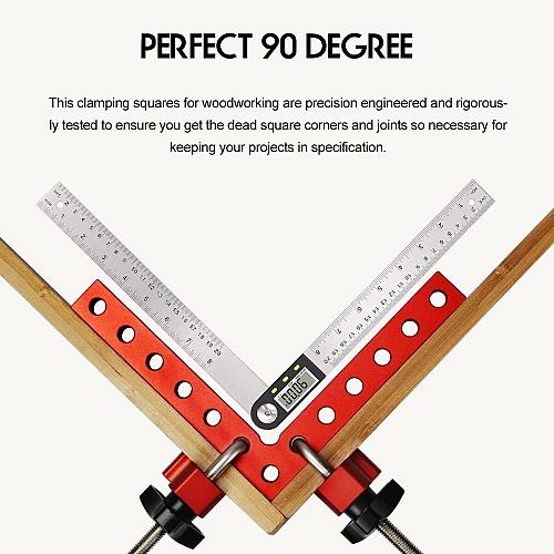 90 Degree Clamp Cabinet Clamp 5.5" x 5.5"14 x 14cm Aluminum Alloy Right Angle...