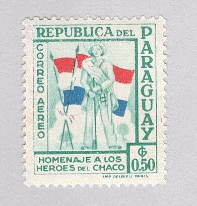 Paraguay C237 Soldier and Flags MNH 3 (BP96820)