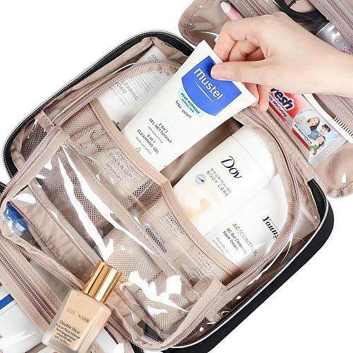 NISHEL Travel Toiletry Bag for women Portable Hanging Organizer for Travel-Si...