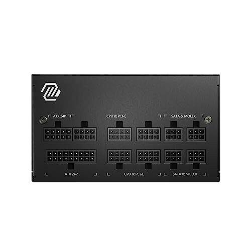 MSI MAG A650GL Gaming Power Supply - Full Modular - 80 Plus Gold Certified 65...