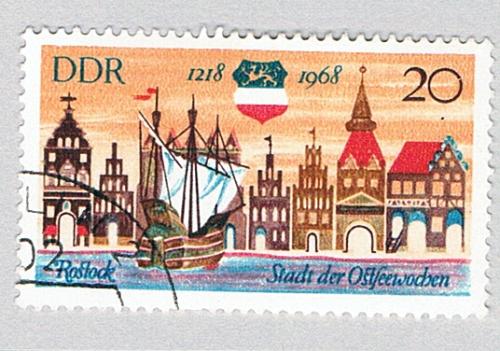 Germany DDR 1023 Used Historical Town View 1968 (BP83406)