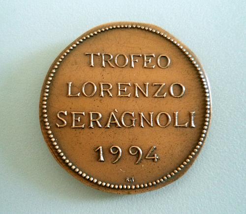 Lorenzo Seragnoli Bologna Trophy Medal 1994