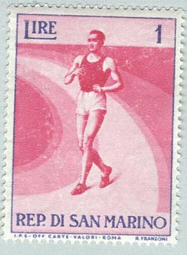 San Marino 345 Walking Racer MNH 1 (BP96208)
