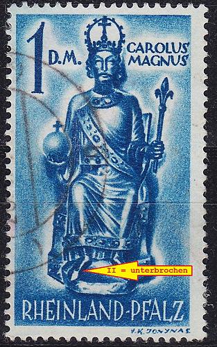 GERMANY Alliiert Franz. Zone [RheinlPfalz] MiNr 0029 y II ( O/used ) [01]