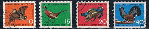 Germany B404 07 Used set Birds CV 1.80 (GI0546P145)