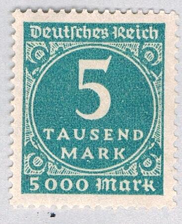 Germany 238A Unused 5th Mark 2 1923 (G0675)