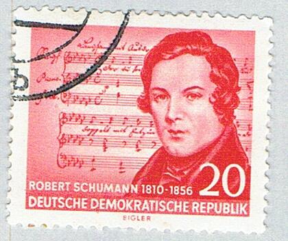 Germany DDR 304 Used Robert Schumann 1956 (BP80535)