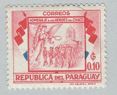 Paraguay 509 Soldiers Angel and Cathedral MNH 3 (BP95723)