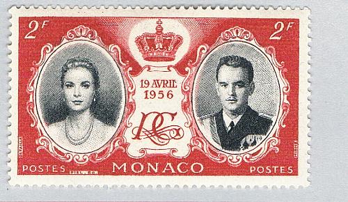 Monaco 370 Unused Prince and Princess 1956 CV 1.25 (BP6159)