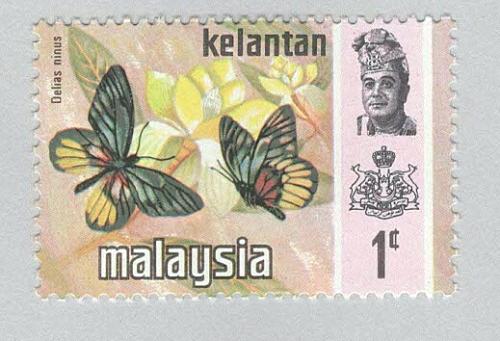 Malaysia Kelantan 98 Butterflies MNH 1 (BP97423)