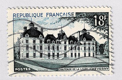 France 723 Cheverny Chateau 1954Used (BP90703)