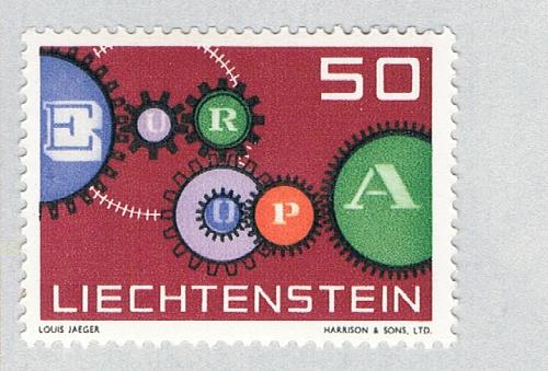 Liechtenstein 368 Unused Cogwheels 1961 (BP62428)
