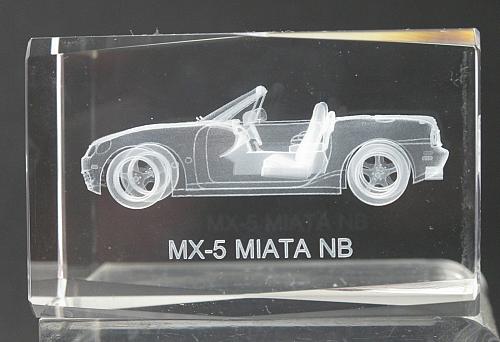 MX-5 MIATA NB, NC, glass paperweight, Great gift c23
