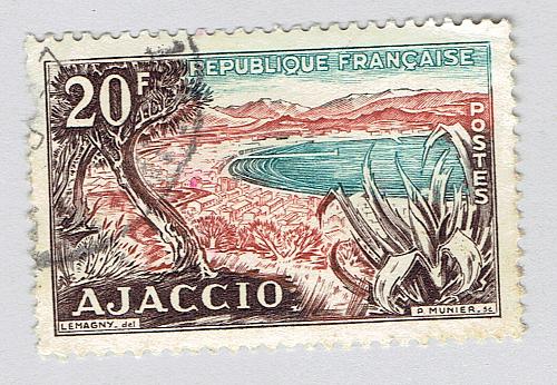 France 704 Gulf of Ajaccio Used (BP90818)