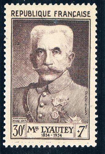 France B281 Unused Marshal Layautey 1953 CV 11.50 (BP68911)