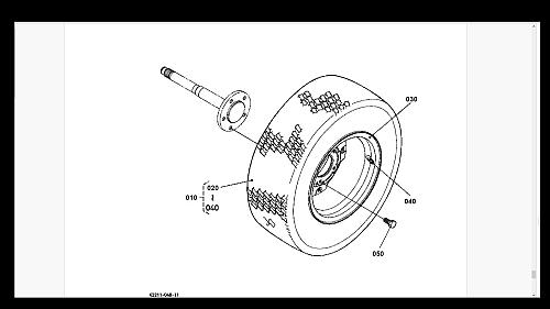 KUBOTA ZG20 ZG23 PARTS MANUAL -260pg w Diagrams for Mower Tractor Service Repair