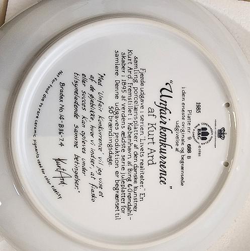 Kurt Ard collectors plate