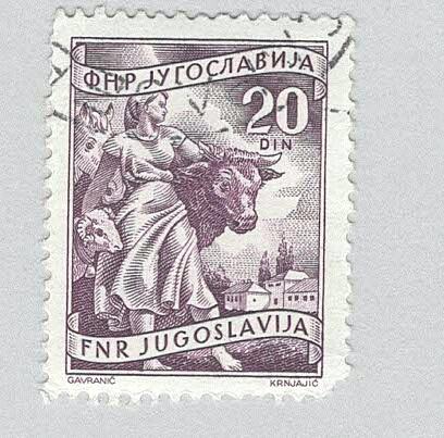 Yugoslavia 348 Livestock Raising Used (BP95107)