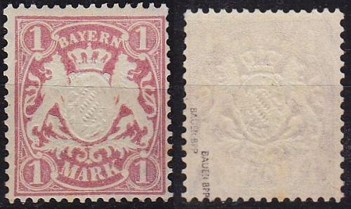 GERMANY Bayern Bavaria [1911] MiNr 0071 ( **/mnh ) [01] gepr&uuml;ft