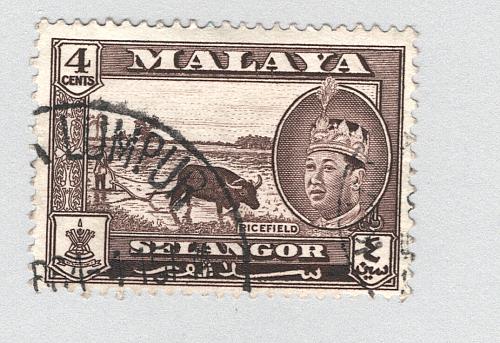 Mayala Selangor 116 1957 Sultan Aziz Used (BP89517)