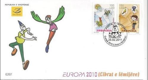 Albania 2010/2011. CEPT EUROPA 2010 (Children&rsquo;s Books). FDC Set MNH