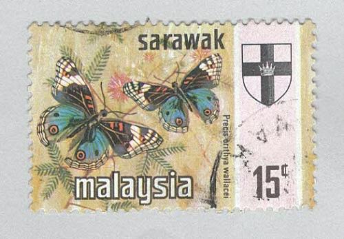 Malaysia Sarawak 240 Butterflies Used 2 (BP97004)