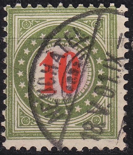 SCHWEIZ SWITZERLAND [Porto] MiNr 0018 II B Y N ( O/used ) [02]