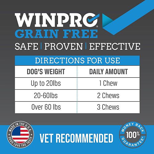 WINPRO Dog Allergy Relief Chews – Plasma-Powered Soft Chews for Dogs – Grain-...