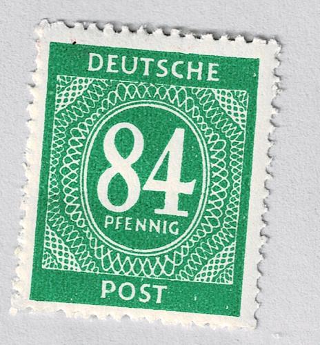 Germany 555 numeral 84 green 1946 MLH (BP90939)